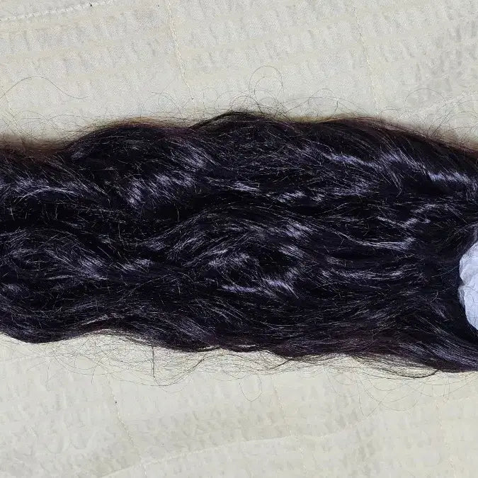 [BUNJANG] BJD Wig 8-9 Inch Black Wave Hair / 구체관절인형 8-9인치 블랙 웨이브 가발