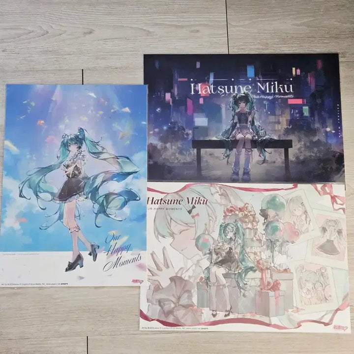 [BUNJANG] Hatsune Miku Thanksgiving Festival Poster 3-Set / 하츠네 미쿠 감사제 포스터 3종 세트(즐거운시간 같이가자 같이듣자)