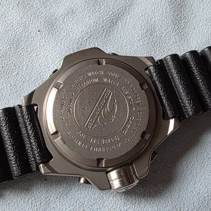 [BUNJANG] Casio Vintage Sea-Pathfinder SPF-100 Titanium Watch / 카시오 빈티지 씨패스파인더 SPF-100 티타늄 시계 판매 교환 합니다