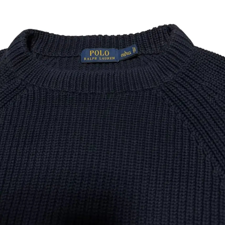 [SOLD OUT] 폴로 네이비 니트