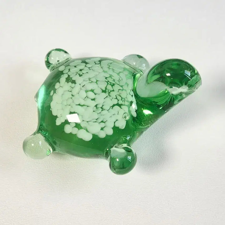 [BUNJANG] Handmade Sea Turtle Glass Paperweight / 바다거북이 유리 수공예 문진