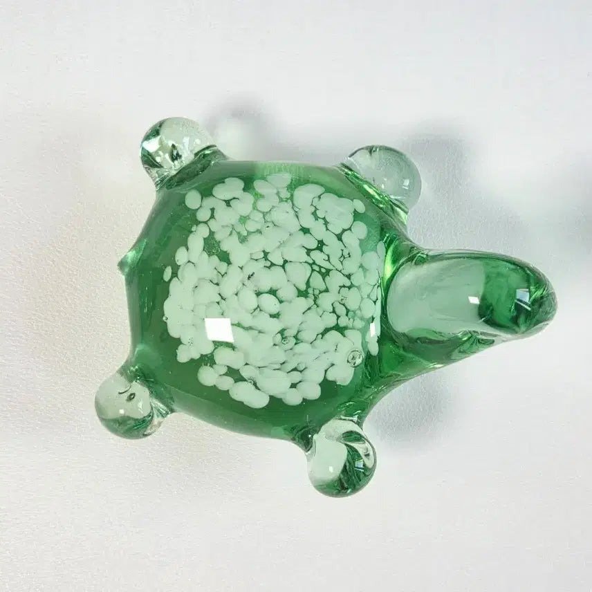 [BUNJANG] Handmade Sea Turtle Glass Paperweight / 바다거북이 유리 수공예 문진