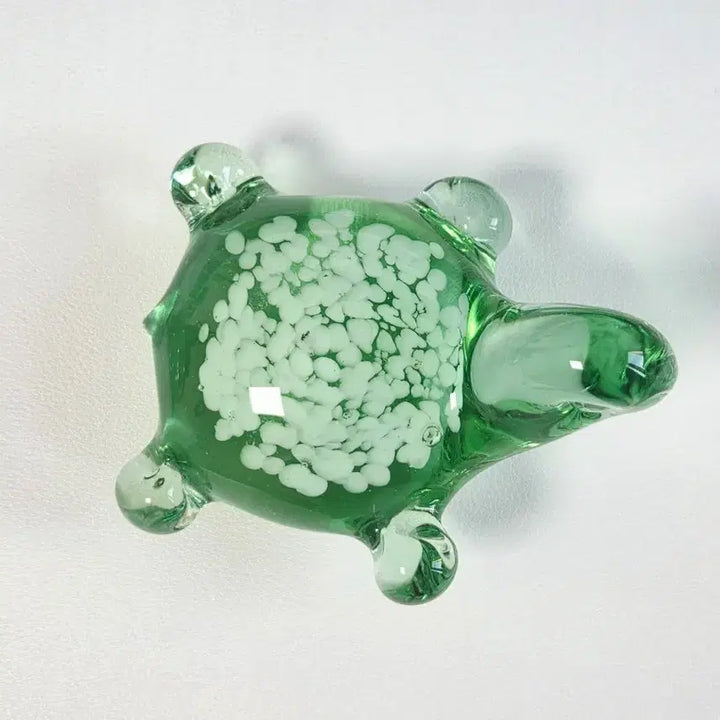 [BUNJANG] Handmade Sea Turtle Glass Paperweight / 바다거북이 유리 수공예 문진