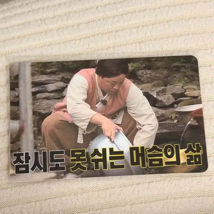 [BUNJANG] Infinite Challenge Mumstouch Photocard / 무한상사 맘스터치 포토카드 무한도전