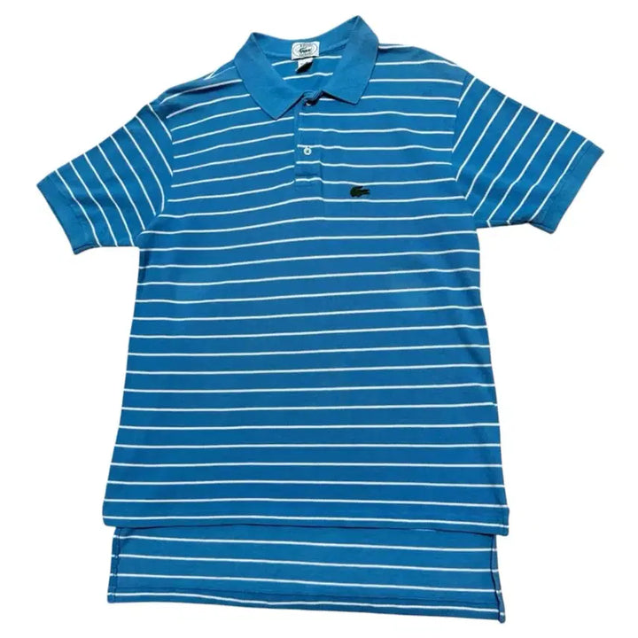 [SOLD OUT] 라코스테 스트라이프 블루 카라티