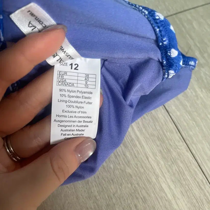 [BUNJANG] BAKU Blue Check Bikini Size 12 (C Cup+) / [새상품] BAKU 비키니 size12(가슴 c컵 이상)