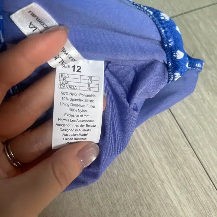 [BUNJANG] BAKU Blue Check Bikini Size 12 (C Cup+) / [새상품] BAKU 비키니 size12(가슴 c컵 이상)