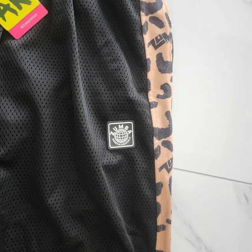 [BUNJANG] Zumba Leopard Print Mesh Cargo Pants / 줌바 바지