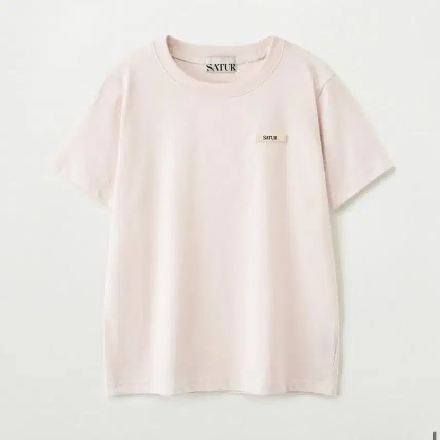 [BUNJANG] SAETER Supima Basic Crewneck Short Sleeve T-Shirt - Light Pink (M) / (새상품) 세터 수피마 베이직 크루넥 반팔 티셔츠