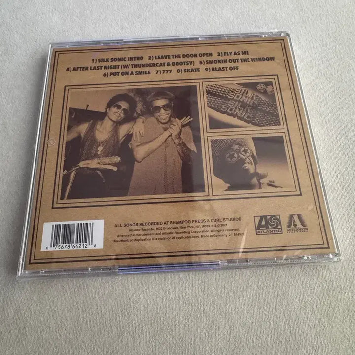 [BUNJANG] Silk Sonic Silk Sonic CD Album Unsealed / Silk sonic 실크소닉 cd 앨범 미개봉 제품