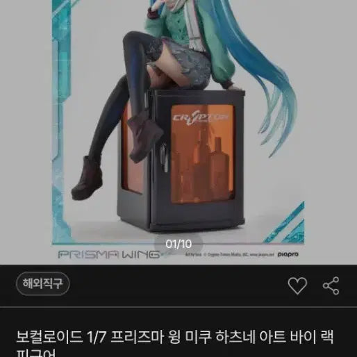 [BUNJANG] Vocaloid Hatsune Miku 1/7 Scale Prisma Wing Art by RAK Figure / 보컬로이드 1/7 프리즈마 윙 미쿠 하츠네 아트 바이 랙 피규어