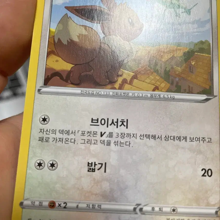 [BUNJANG] Eevee Atsuhi Illustration Classic Pokemon Card 2021 / 2021년 이브이 atsuhi 일러 고전카드 포켓몬카드