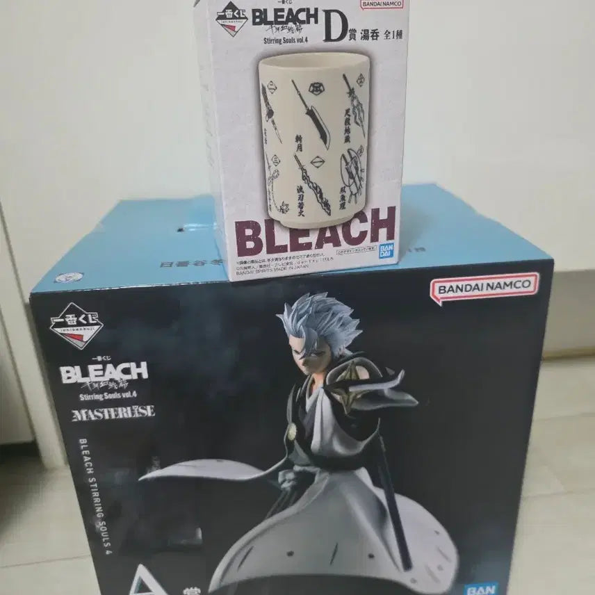 [BUNJANG] Bleach Ichiban Kuji A Prize Masterpiece Figure &amp; D Prize Cup Bundle Set / 블리츠 제일복권 a상, d상 일괄