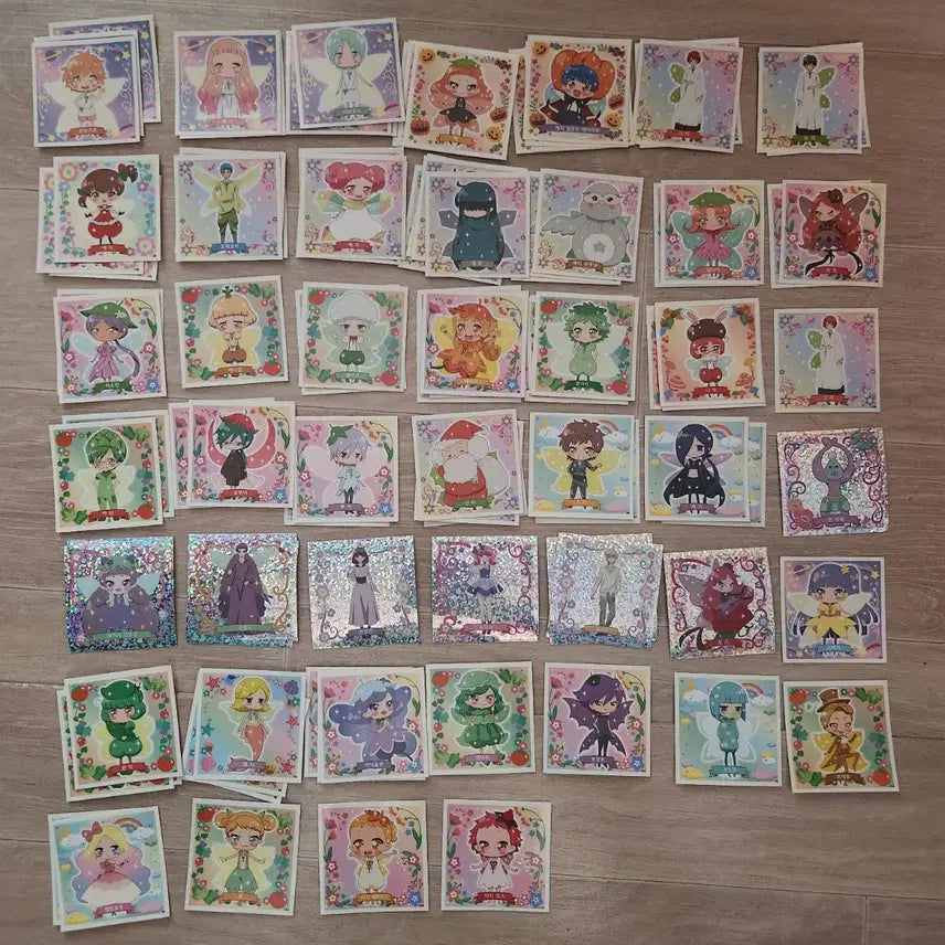 [BUNJANG] Fairy Friends Riruriru Sticker Collection Bundle Set / 일괄) 슾의요정 리루리루 페어리루 스티커 컬렉션 고전