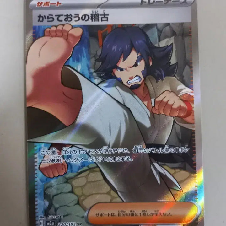 [BUNJANG] Pokemon Card - Training Arena SR (Japanese) / 태귄왕의 수련SR 포켓몬카드 (일판)