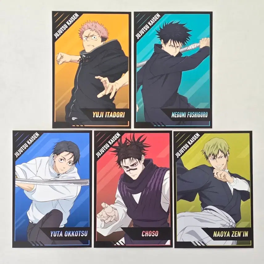 [BUNJANG] Jujutsu Kaisen Cursed Play Animate Fair Special Set (5 Types) / 주술회전 사멸회유 애니메이트 페어 특전 5종 세트
