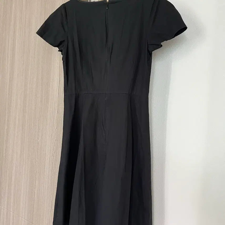 [BUNJANG] Gap Black Short-Sleeve Midi Dress 100% Cotton / Gap 면100 검정색 반팔 원피스