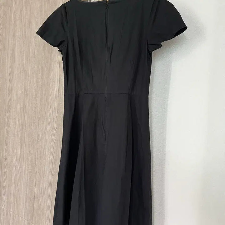 [BUNJANG] Gap Black Short-Sleeve Midi Dress 100% Cotton / Gap 면100 검정색 반팔 원피스