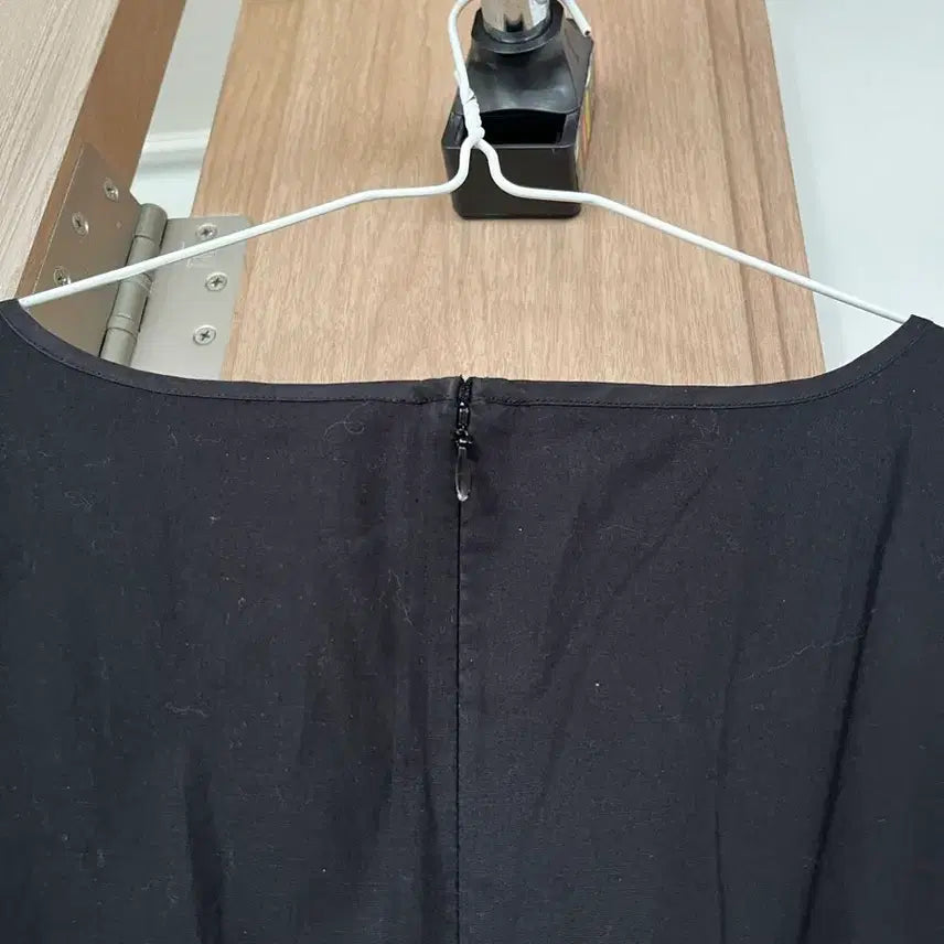 [BUNJANG] Gap Black Short-Sleeve Midi Dress 100% Cotton / Gap 면100 검정색 반팔 원피스
