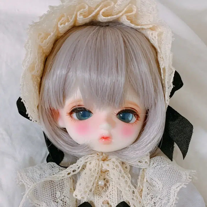[BUNJANG] USD Doll Wig Purple Silver Short Bob / usd 인형가발 퍼플실버 색상 단발
