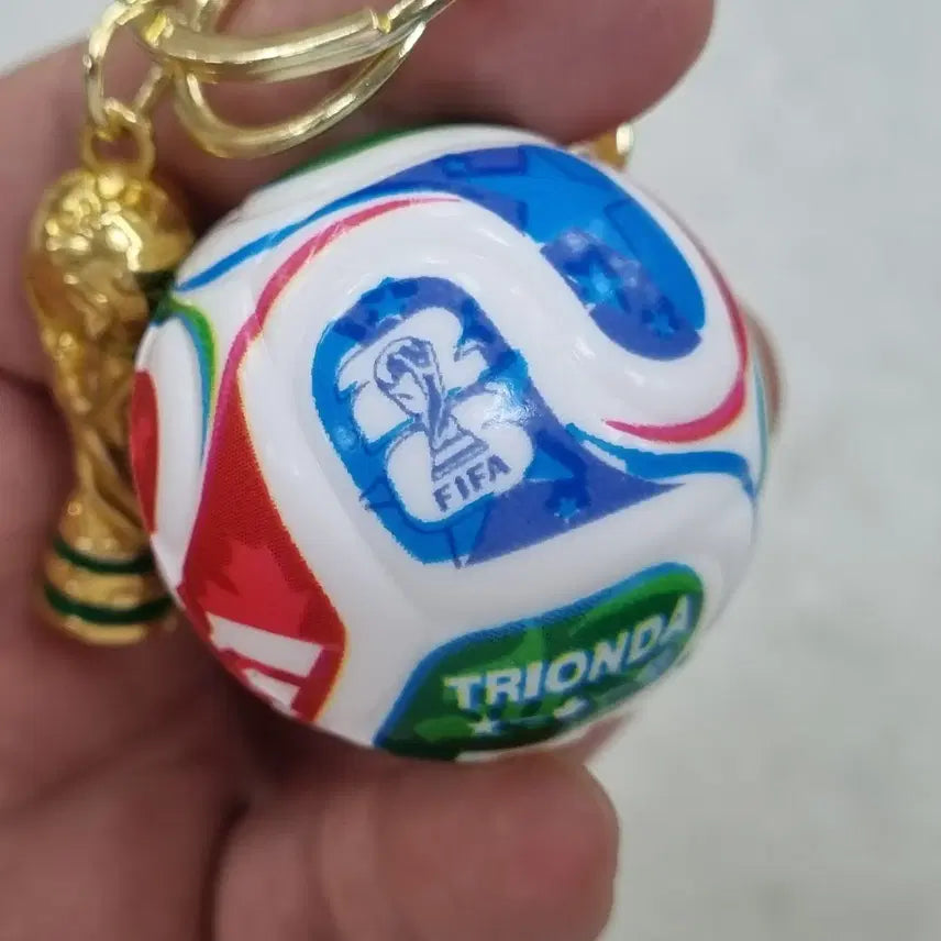 [BUNJANG] FIFA 2026 World Cup TRISOMIA Official Mini Soccer Ball Keychain / 2026 피파 월드컵 FIFA 트리온다 공인구 미니 축구공 키링 공식구