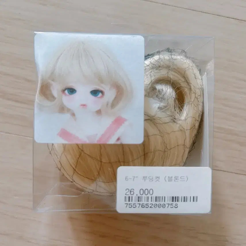 [BUNJANG] Chicabi 6-7 inch Pudding Cut Wig (Blonde) / usd 가발 6-7인치 푸딩컷 (블론드) 치카비
