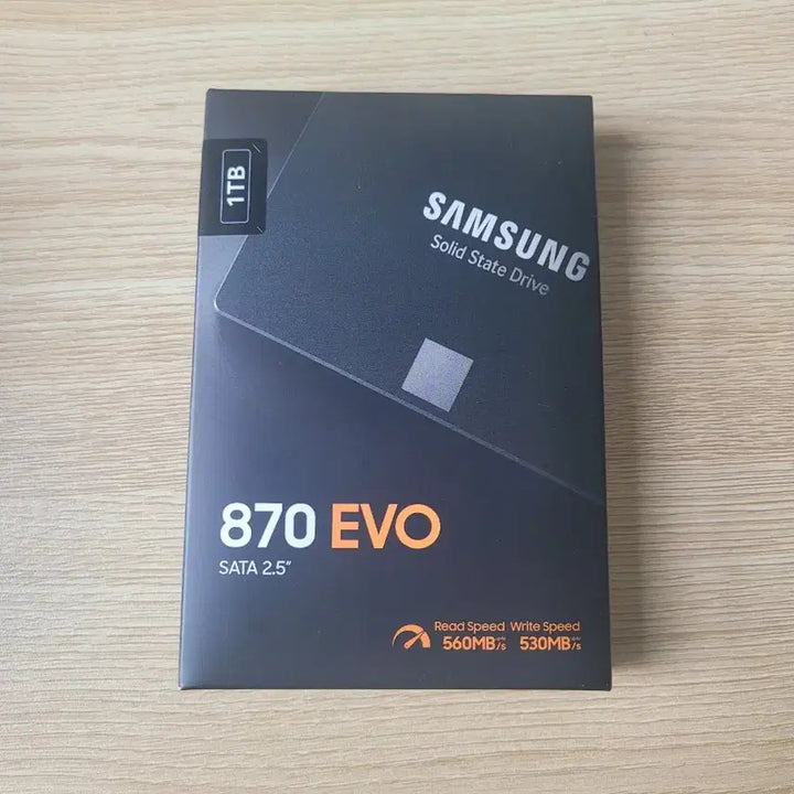 [SOLD OUT] 삼성정품 870EVO SSD 1TB/500GB/250GB 미개봉!새상품!
