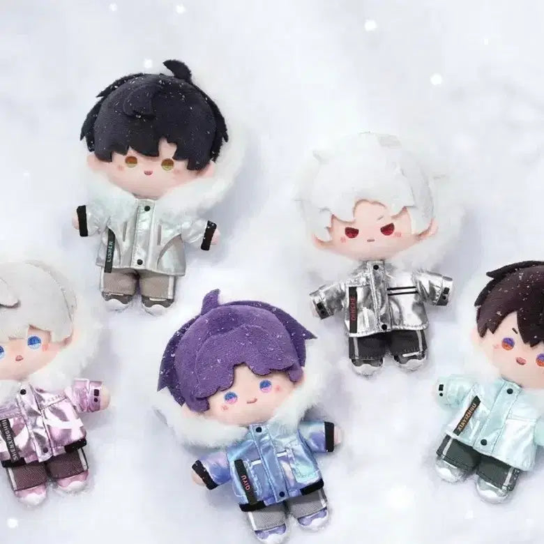 [BUNJANG] Love and Deep Space Winter Plush 13cm Shin Sung Hoon, Lee Seo Eon, Gi Wook, Jin Woon, Woo Joo / 러브앤딥스페이스 겨울 누이 13cm 심성훈 이서언 기욱 진운 우주