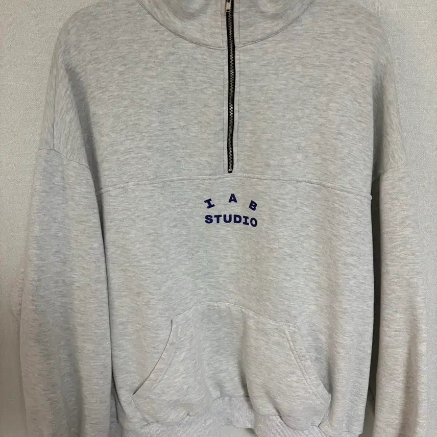 [BUNJANG] IAB STUDIO Half Zip-Up Sweatshirt / 아이앱 스튜디오 하프집업