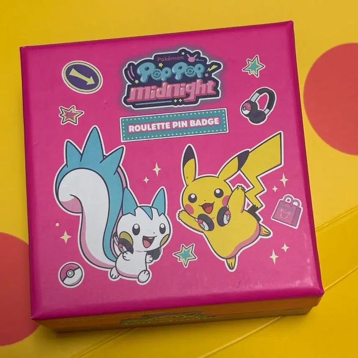 [BUNJANG] Pokemon Pop-up Midnight Roulette Pin Badge Collection Pachirisu / 포켓몬 팝팝 미드나잇 룰렛 핀뱃지 컬렉션 (파치리스)