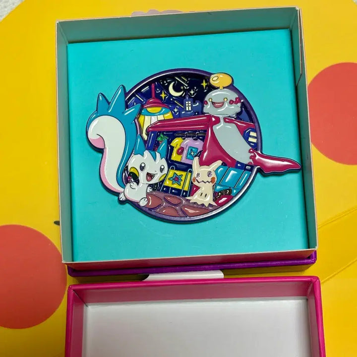 [BUNJANG] Pokemon Pop-up Midnight Roulette Pin Badge Collection Pachirisu / 포켓몬 팝팝 미드나잇 룰렛 핀뱃지 컬렉션 (파치리스)