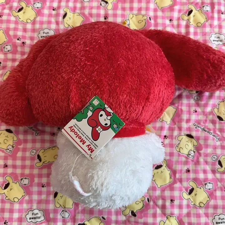 [BUNJANG] Sanrio My Melody Robe Ear Plush / 고전 산리오 뿌엥 롭이어 장모 마이멜로디 마멜 인형