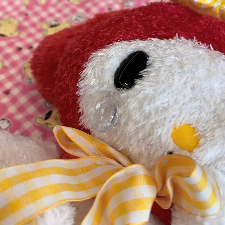 [BUNJANG] Sanrio My Melody Robe Ear Plush / 고전 산리오 뿌엥 롭이어 장모 마이멜로디 마멜 인형