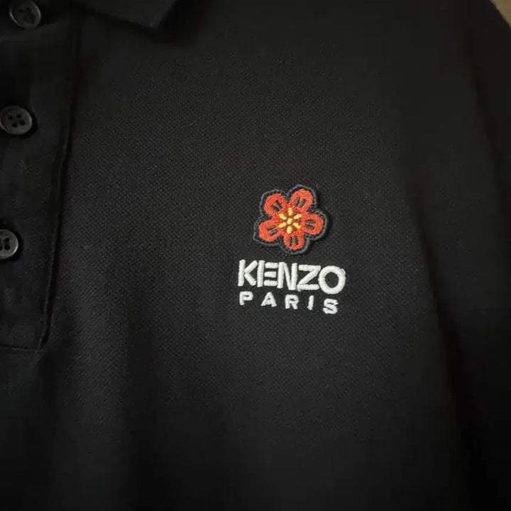[BUNJANG] Kenzo Boke Flower Pique Polo Shirt / 겐조 보케 플라워 피케 폴로 셔츠