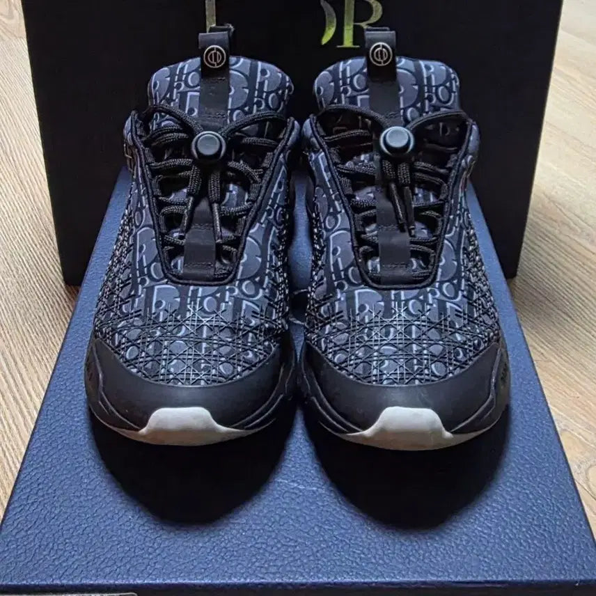 [BUNJANG] Dior B24 Oblique Technical Fabric Sneakers / 디올 남성 스니커즈 B24 오블리크 테크니컬 패브릭 블랙 3SN248YJ