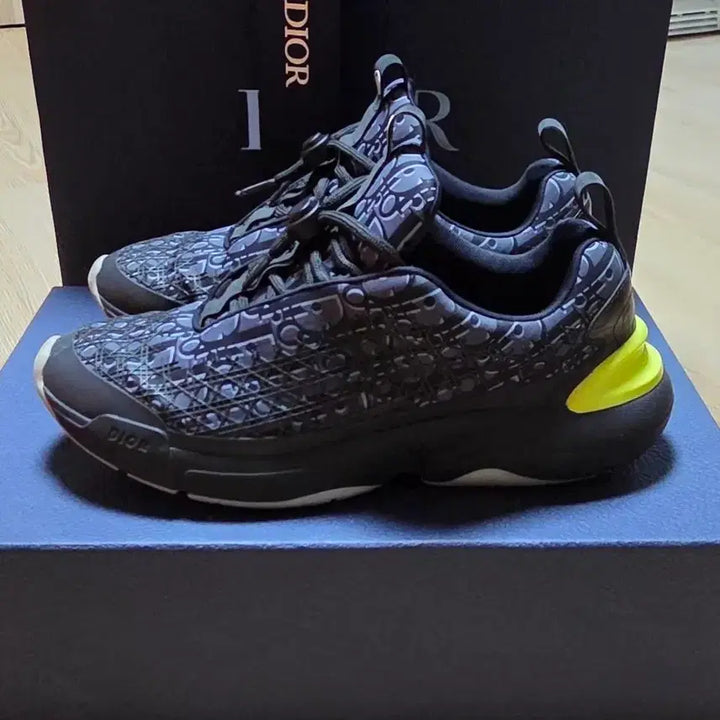 [BUNJANG] Dior B24 Oblique Technical Fabric Sneakers / 디올 남성 스니커즈 B24 오블리크 테크니컬 패브릭 블랙 3SN248YJ