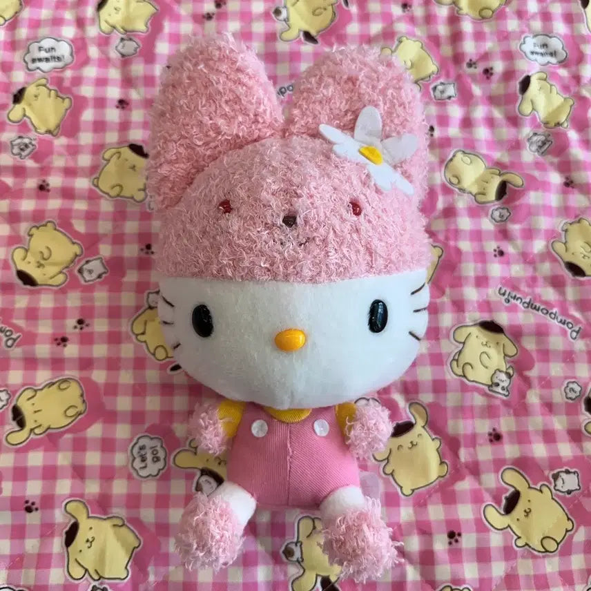[BUNJANG] Sanrio Hello Kitty Giant Head Plush / 고전 산리오 y2k 갸루 왕대두 토끼 헬로키티 인형
