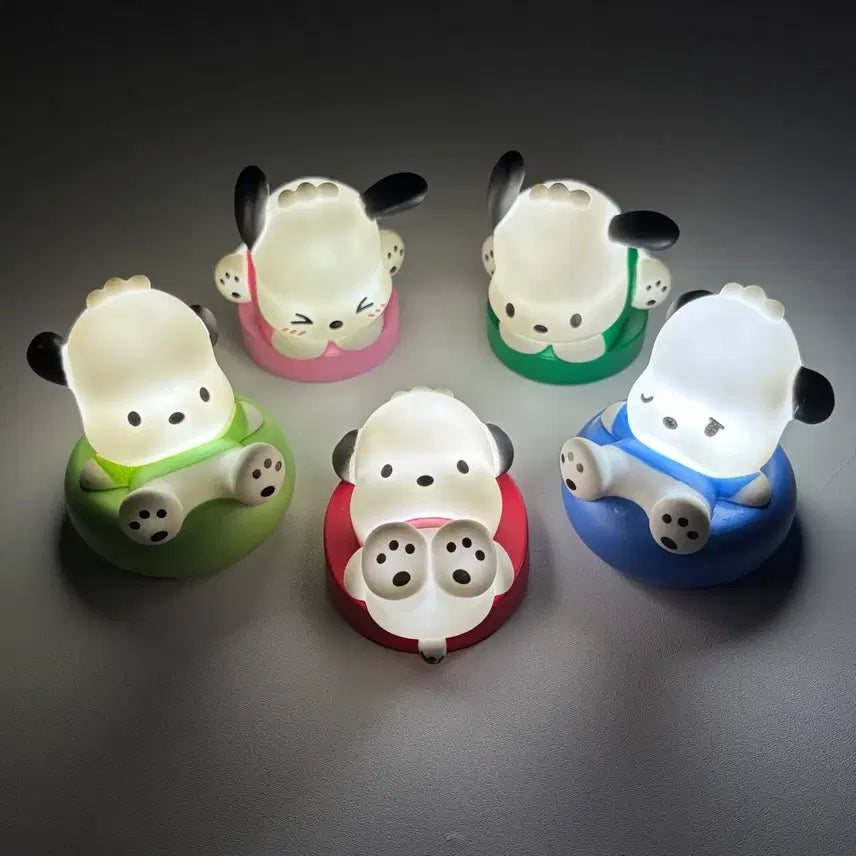 [BUNJANG] Sanrio Pochacco Gacha Light Figure Set / 산리오 포차코 가챠 조명 피규어 세트