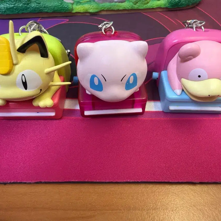 [BUNJANG] Polaroid Nyaong, Mew, Yadong Figure Set / 폴라로이드 냐옹, 뮤, 야돈 피규어