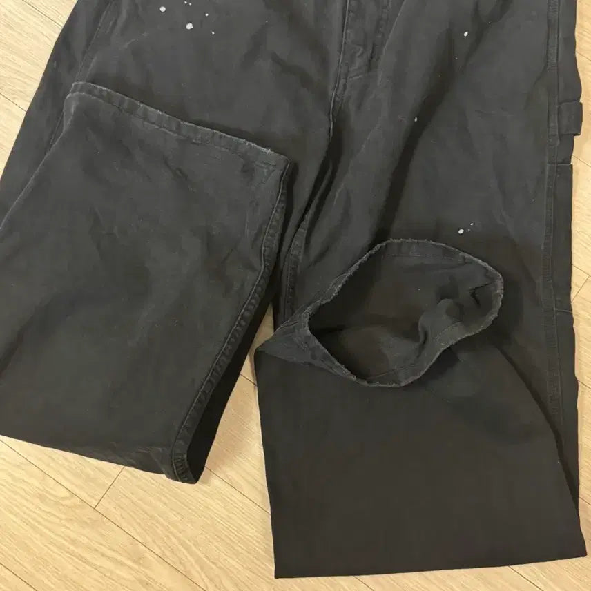 [BUNJANG] LOWOFI Dexter Canvas Work Pants Washed Black L / 로파이 덱스터 캔버스 워크 팬츠 워시드블랙 L사이즈