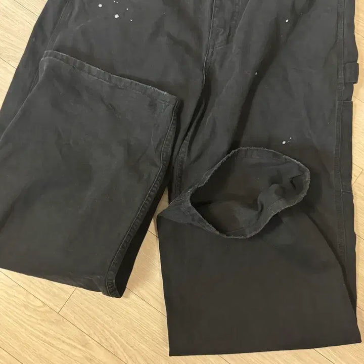 [BUNJANG] LOWOFI Dexter Canvas Work Pants Washed Black L / 로파이 덱스터 캔버스 워크 팬츠 워시드블랙 L사이즈
