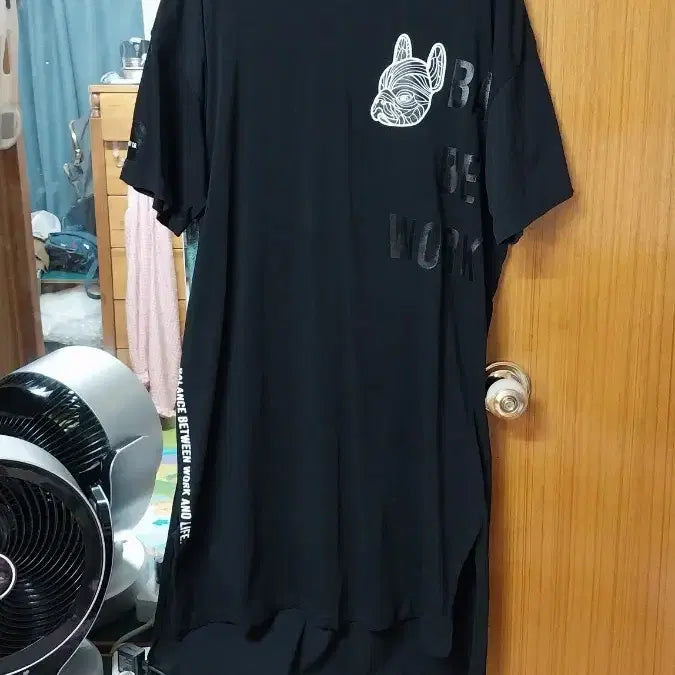 [BUNJANG] LifeWork Black Long Dress Size 77 / 라이프워크 반팔.롱 원피스.77