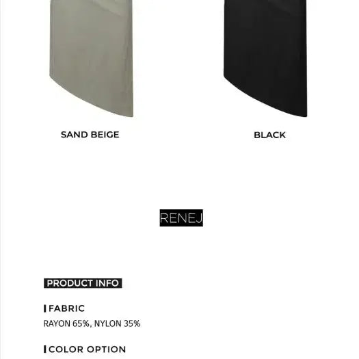 [BUNJANG] RENEJ One-Shoulder Shirring Dress Black / 미착용 RENEJ 원숄더드레스 S 판매합니다