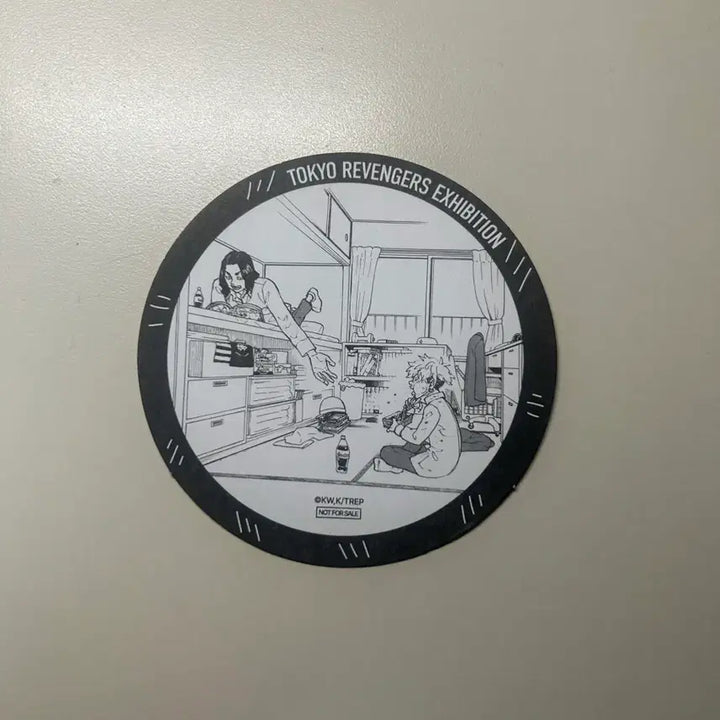 [BUNJANG] Tokyo Revengers Original Art Exhibition Coaster Chifuyu Baji / 도쿄 리벤져스 원화전 코스터 바지 치후유
