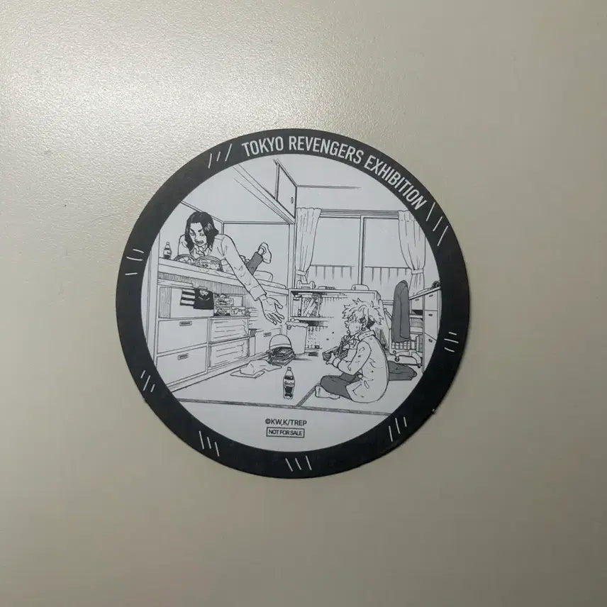 [BUNJANG] Tokyo Revengers Original Art Exhibition Coaster Chifuyu Baji / 도쿄 리벤져스 원화전 코스터 바지 치후유