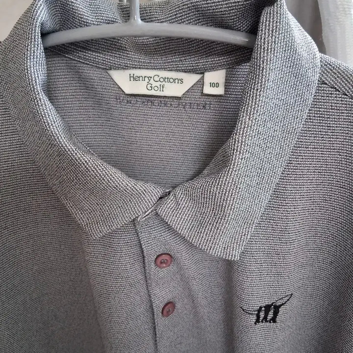 [SOLD OUT] 헨리코튼 골프웨어 반팔 카라티 그레이