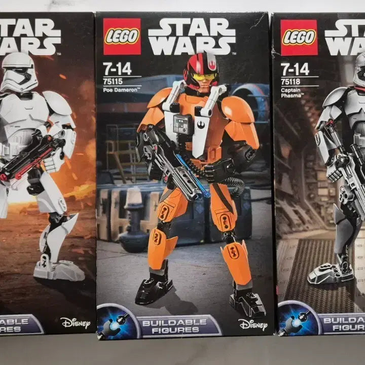 [BUNJANG] LEGO Star Wars Buildable Figures 3-Set Bundle Unsealed New / 레고 스타워즈 빌더블 피규어 3종 세트 미개봉 새상품