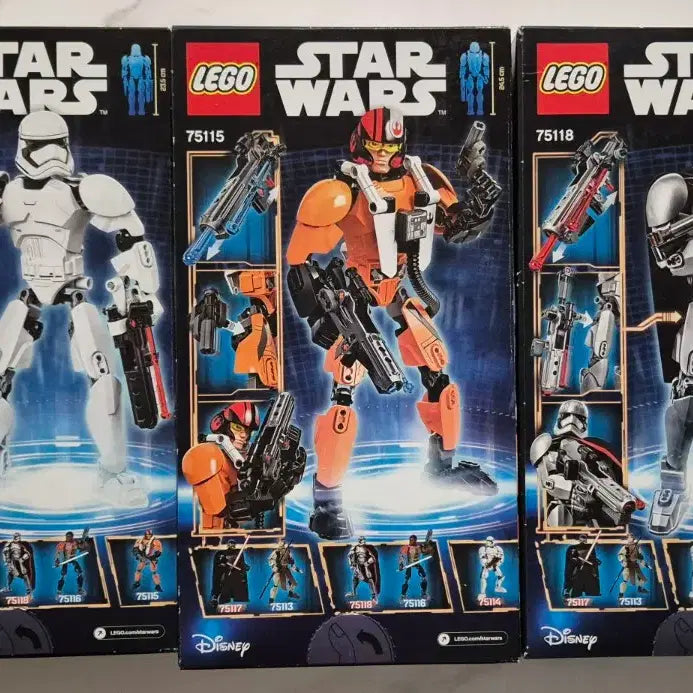[BUNJANG] LEGO Star Wars Buildable Figures 3-Set Bundle Unsealed New / 레고 스타워즈 빌더블 피규어 3종 세트 미개봉 새상품