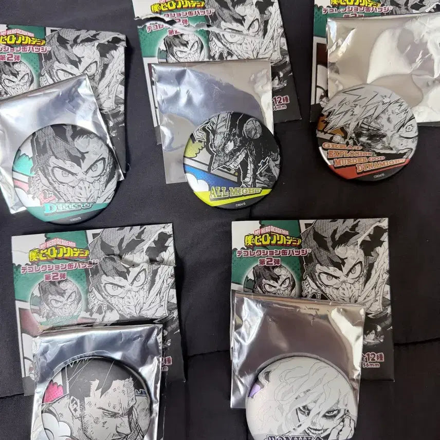[BUNJANG] My Hero Academia Jump Shop Dic Collection 2 Badges - Katsuki Bakugo, Izuku Midoriya, All Might / 인하x히로아카 뱃지 점프샵 디컬렉션2 바쿠고 미도리야 올마이트