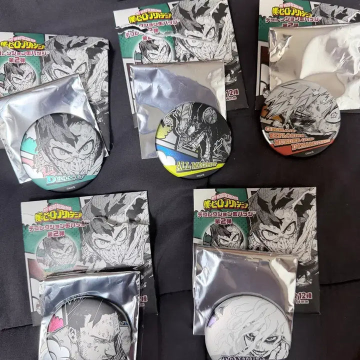 [BUNJANG] My Hero Academia Jump Shop Dic Collection 2 Badges - Katsuki Bakugo, Izuku Midoriya, All Might / 인하x히로아카 뱃지 점프샵 디컬렉션2 바쿠고 미도리야 올마이트